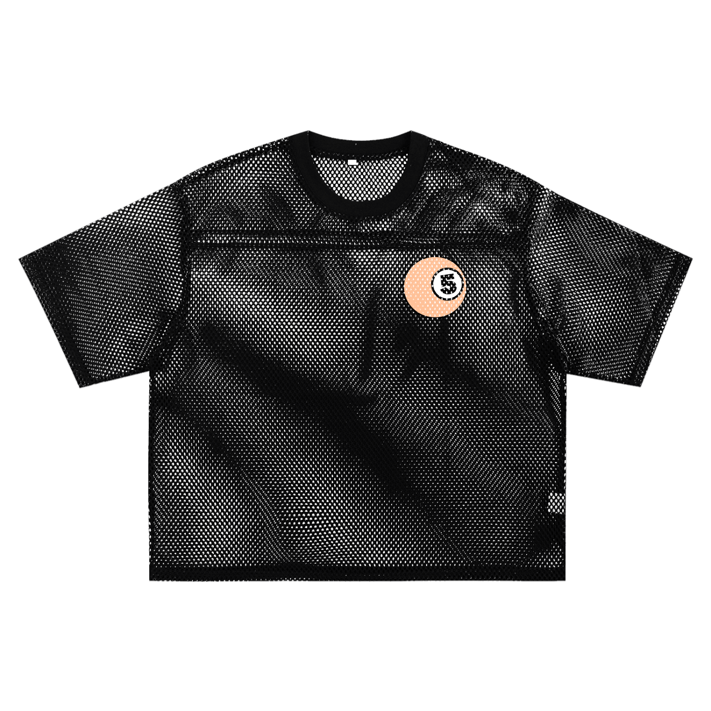 See-through Boxy Net T-Shirt