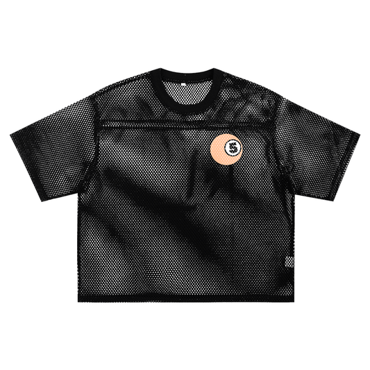 See-through Boxy Net T-Shirt