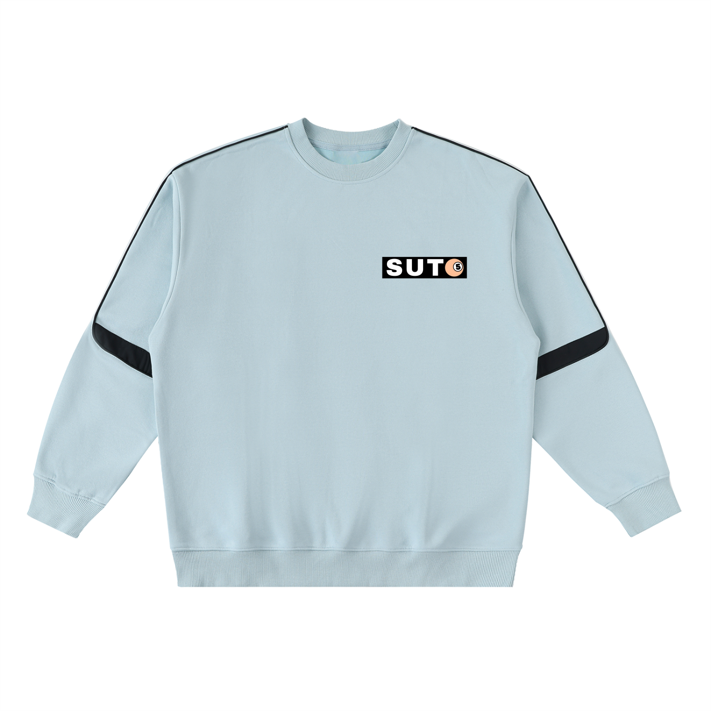Oversized Crewneck Taped Sweatshirt